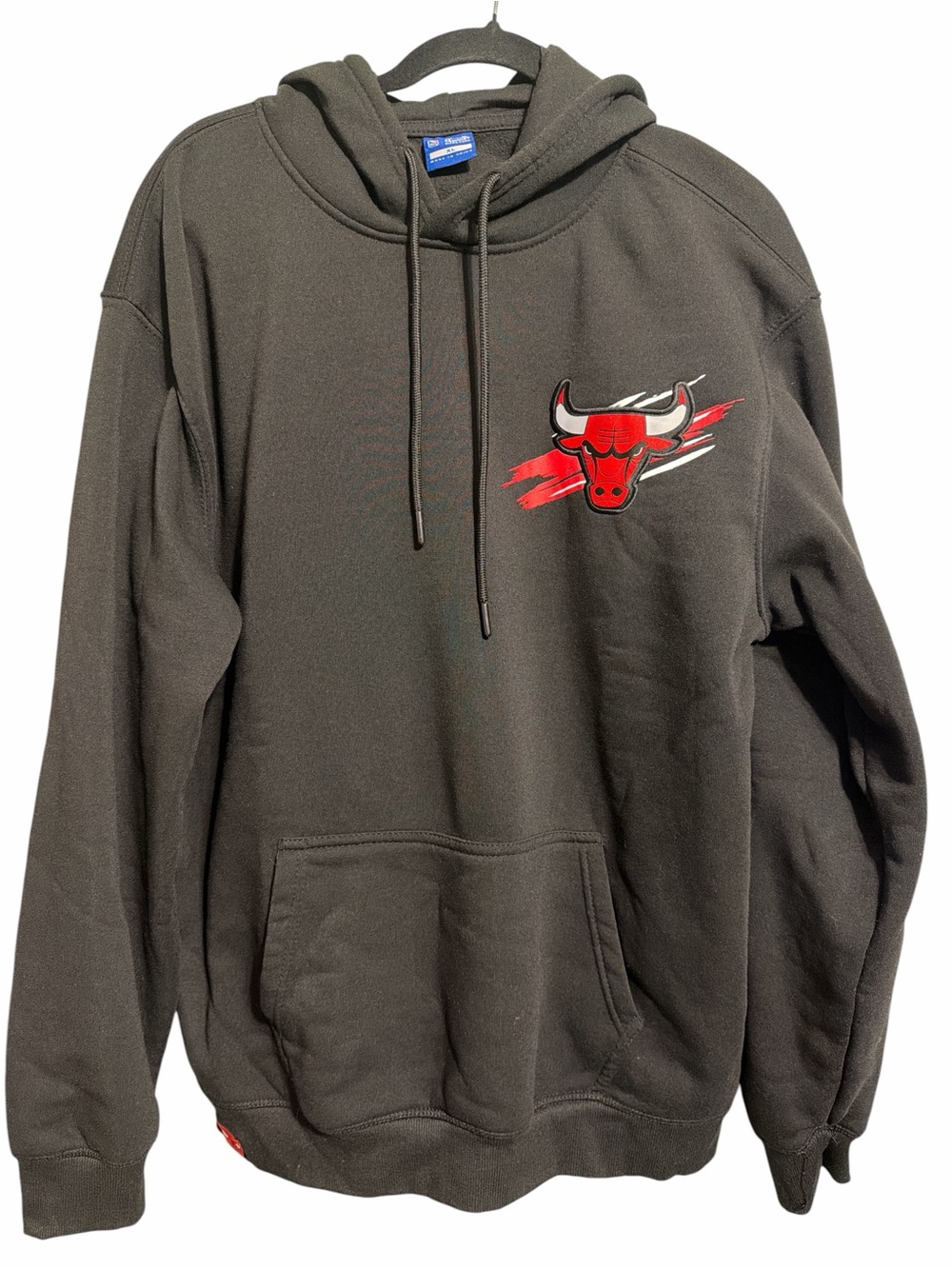 Title: Chicago Bulls NBA Ultra Game Black Fleece Hoodie XL Oversized Graphic